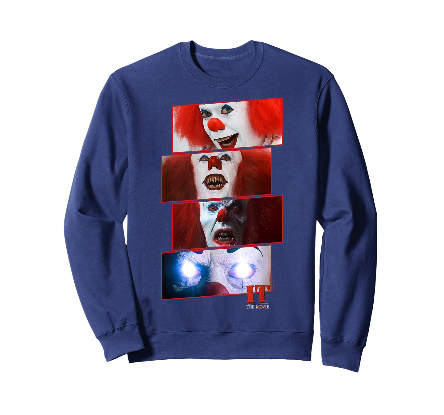 IT Movie Pennywise Scary Stacked Panels T-Shirt