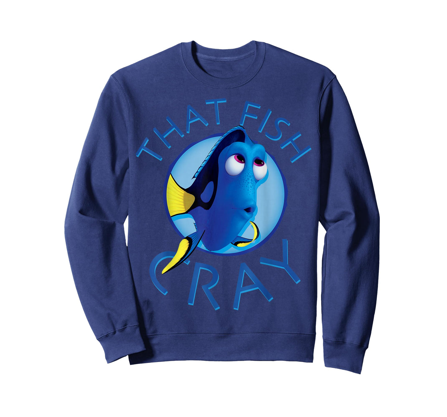Disney Pixar Finding Dory That Fish Cray Ocean Blue Logo T-Shirt