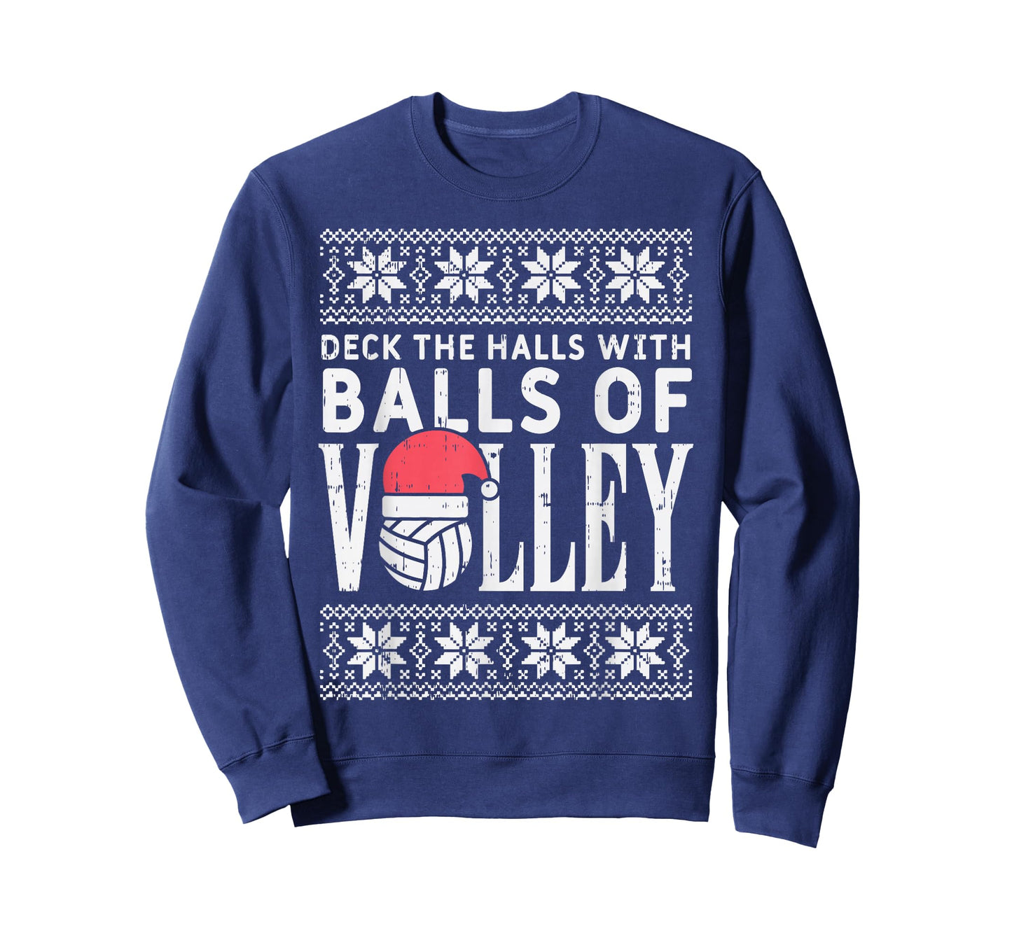 Balls Of Volley Xmas Volleyball Ugly Christmas Sweater Gift T-Shirt