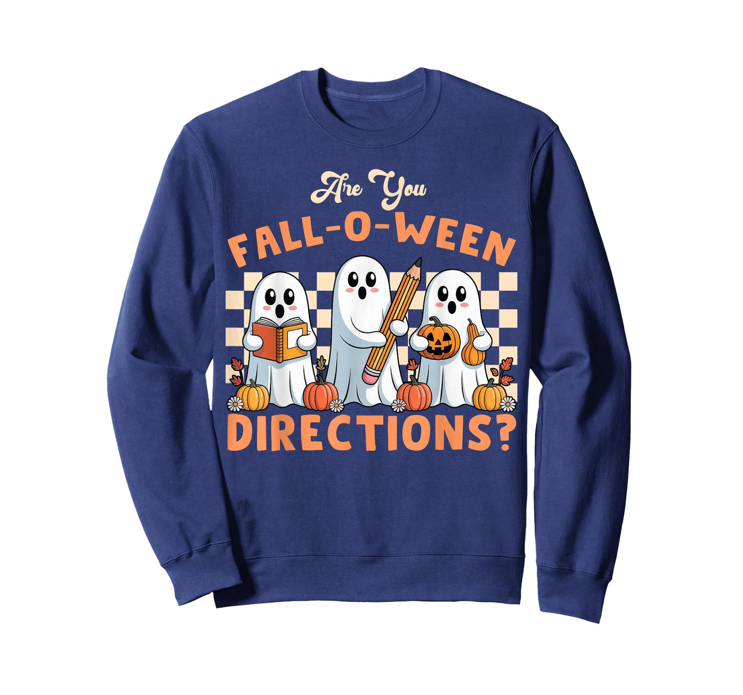 are You Fall O Ween Directions Halloween Teacher Ghosts T-Shirt