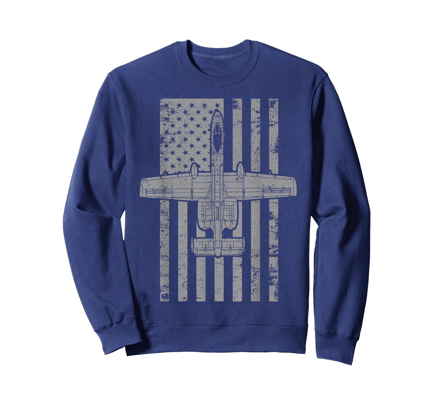 A-10 Thunderbolt II "Warthog" Vintage Flag Airplane T-Shirt T-Shirt
