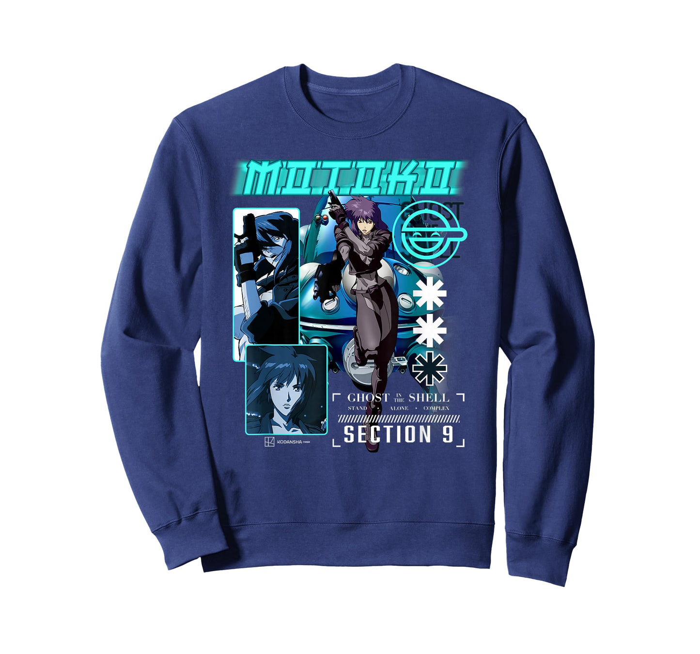 Ghost in the Shell Stand Alone Complex Section 9 Motoko Shot T-Shirt