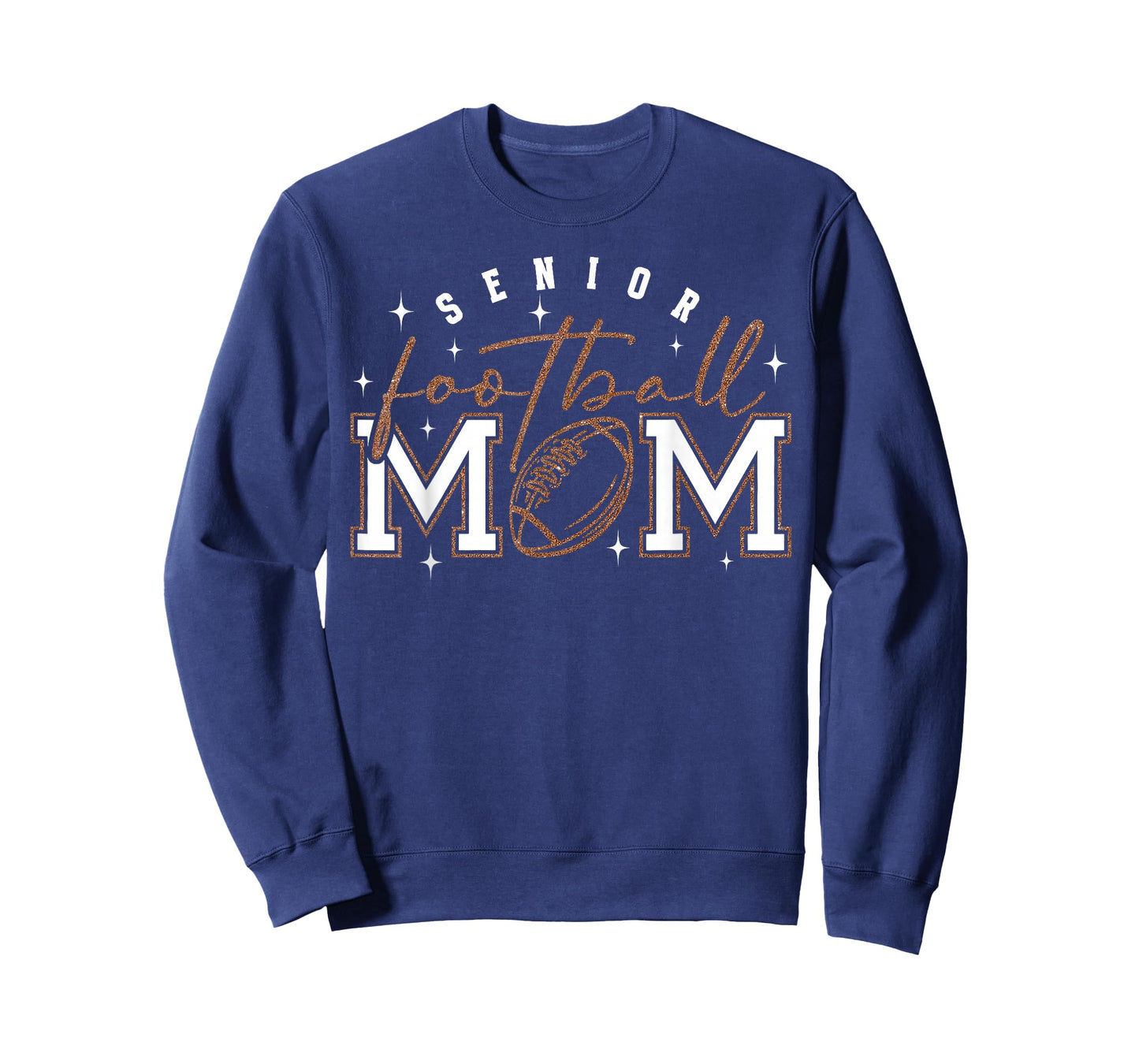 Senior Football Mom Football Mama Game Day Class of 2026 T-Shirt