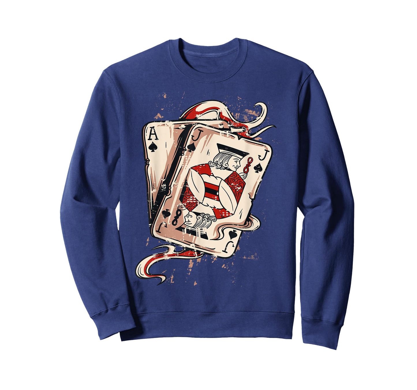 Poker Hand Ace and Jack Playing Cards Blackjack T-Shirt