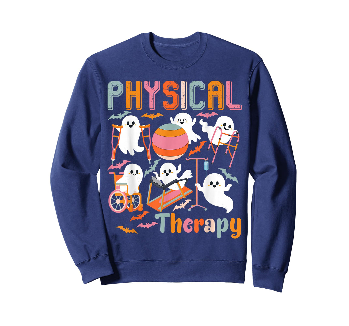 Cute Ghost Physical Therapy PT Physical Therapist Halloween T-Shirt