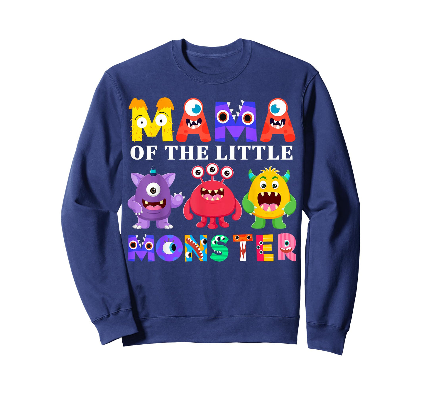 Mama Little Monster Kids 1st Birthday Party Family Monster T-Shirt