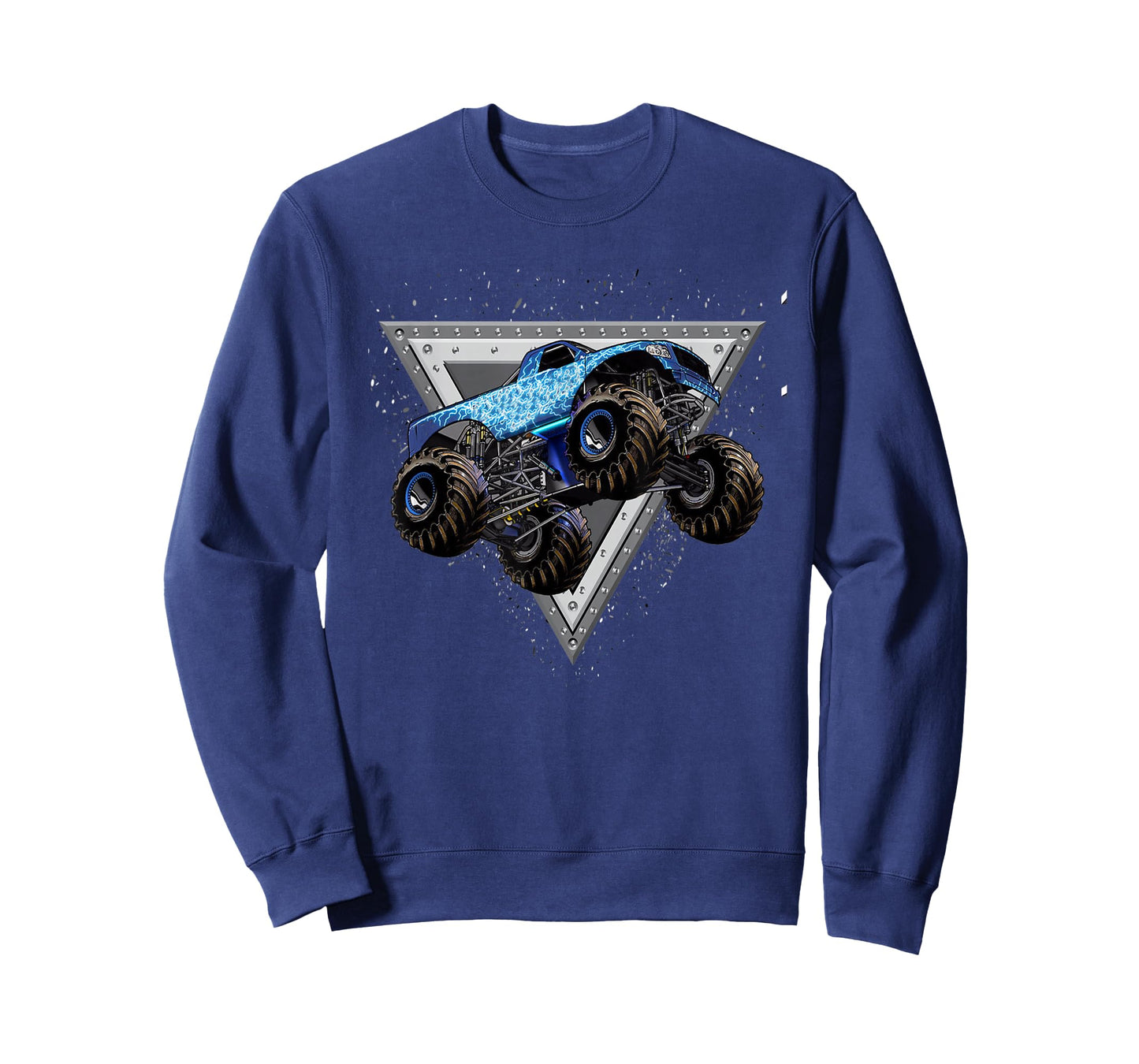 Monster Truck Shirt for Adults and Kids - Blue Truck T-Shirt