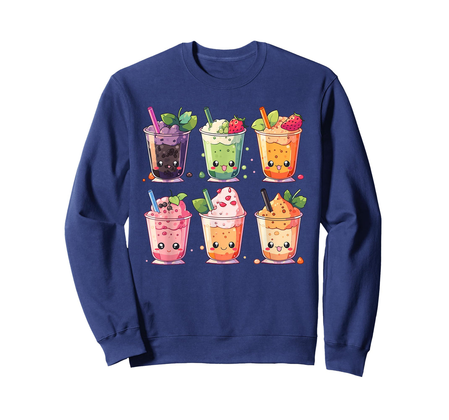 Cute Bubble Tea Boba Milk Tea Kawaii Anime Lover T-Shirt