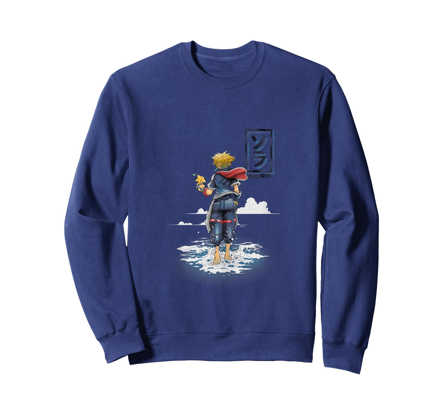 Disney Kingdom Hearts Sora Walking On Water Big Chest Poster Tank Top