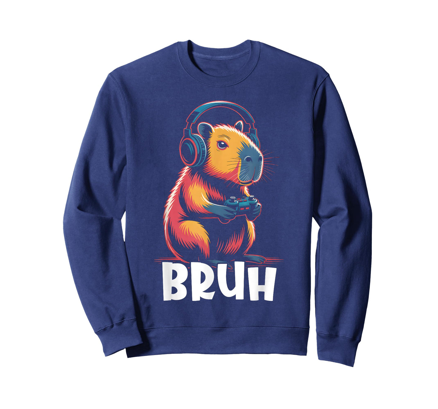 Bruh Video Games Boys Capybara T-Shirt