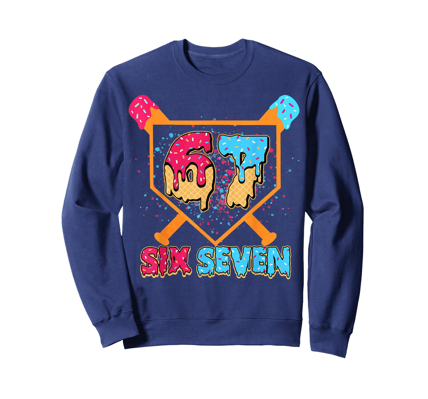 Baseball Drip Number 67 Player Or 67th Birthday Boy Girl T-Shirt