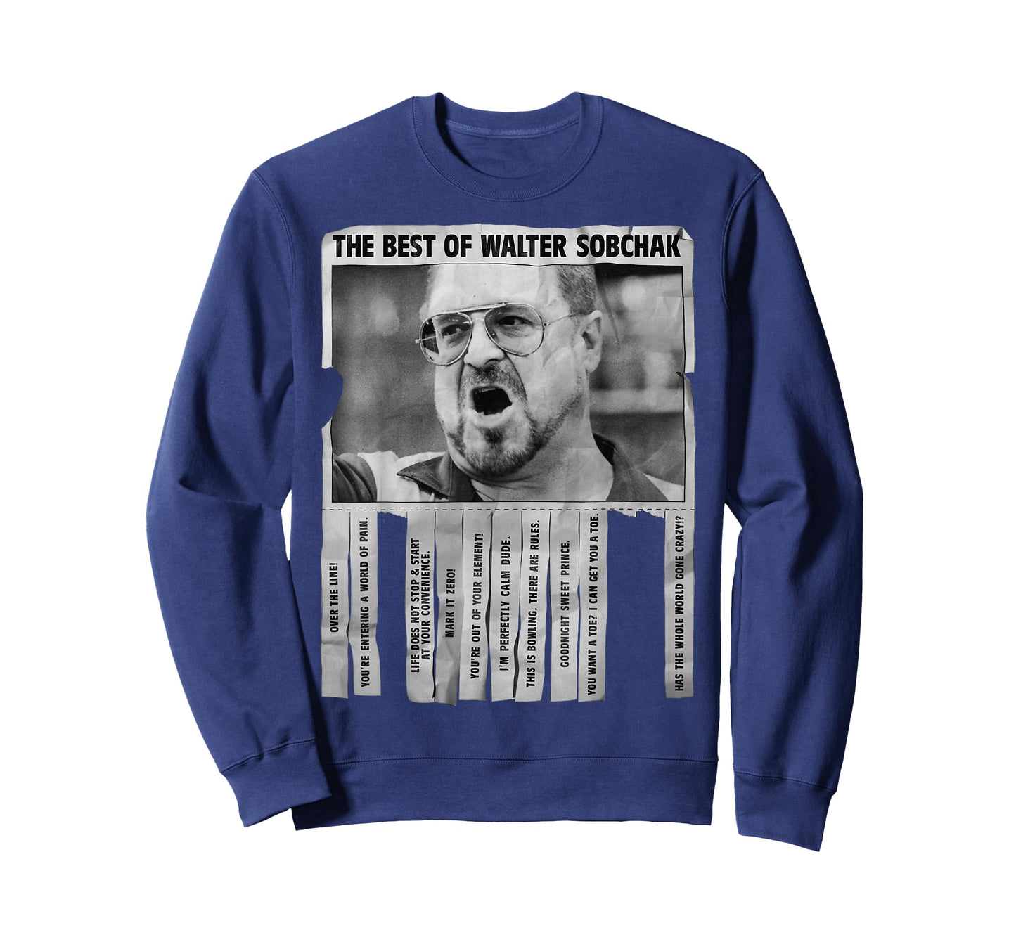 The Big Lebowski Walter Best of Quotes Flyer T-Shirt T-Shirt