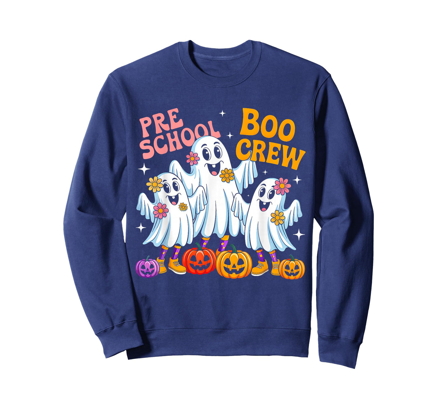 Preschool Boo Crew Preschool Halloween Teachers Students T-Shirt