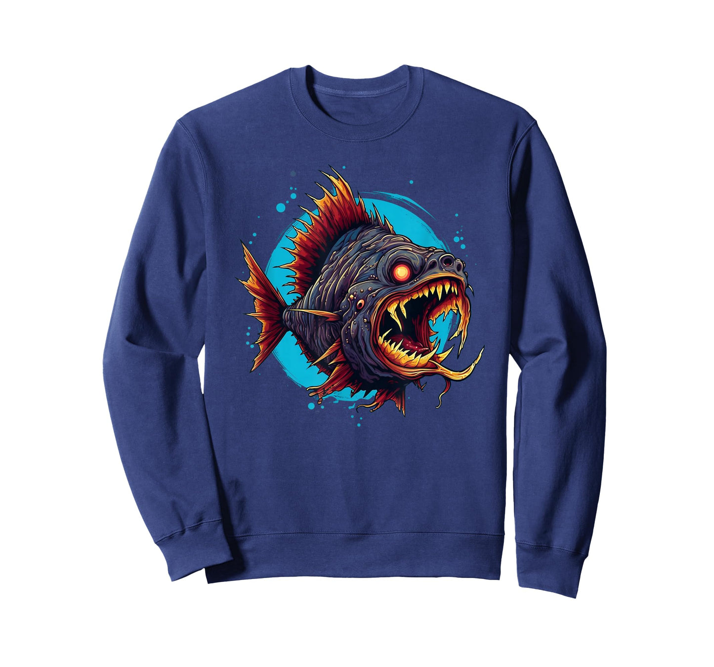 Crazy looking Piranha for Monster Fish Lovers T-Shirt