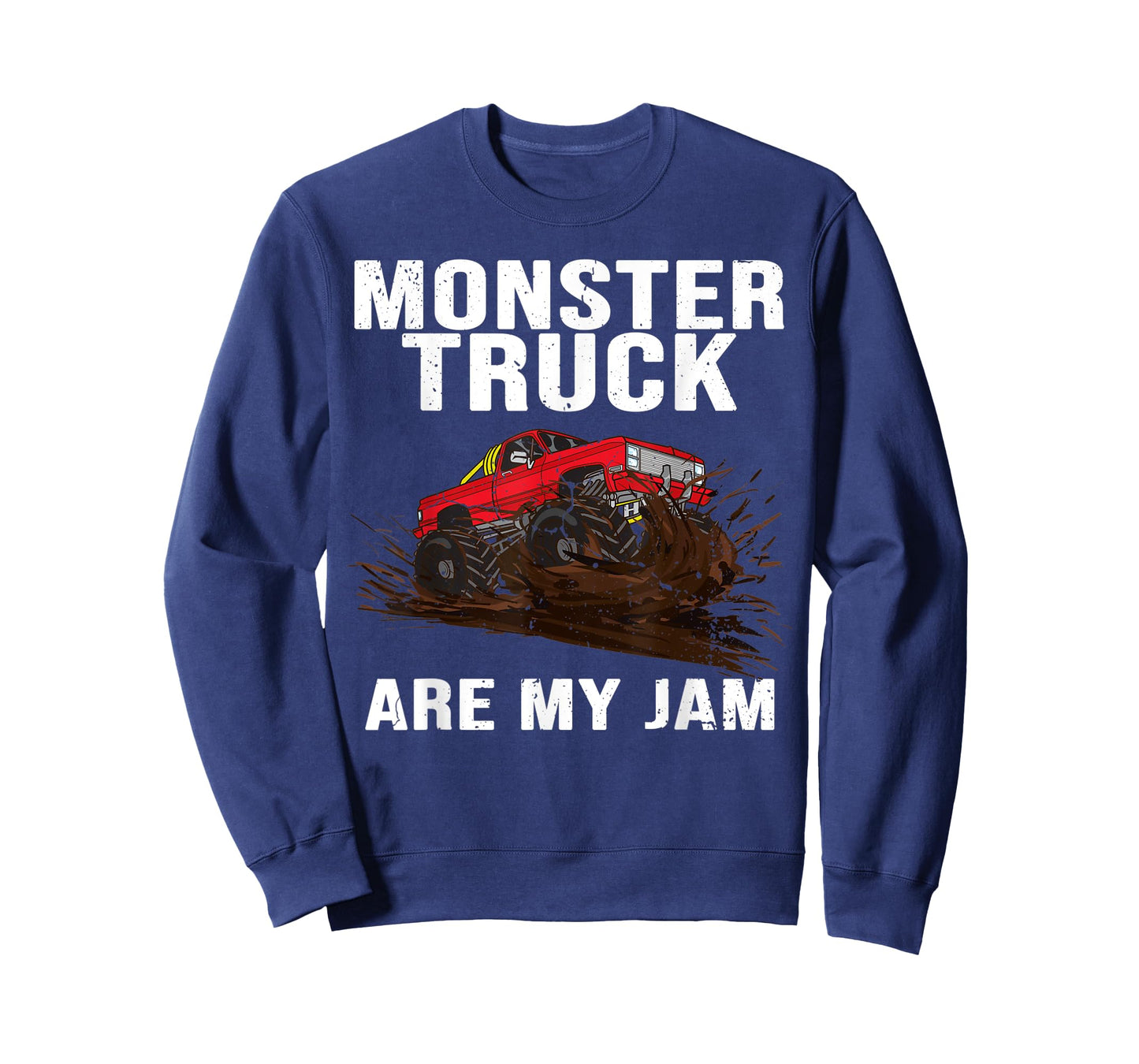 Vintage Monster Truck Are My Jam Retro Sunset Engines Gifts T-Shirt