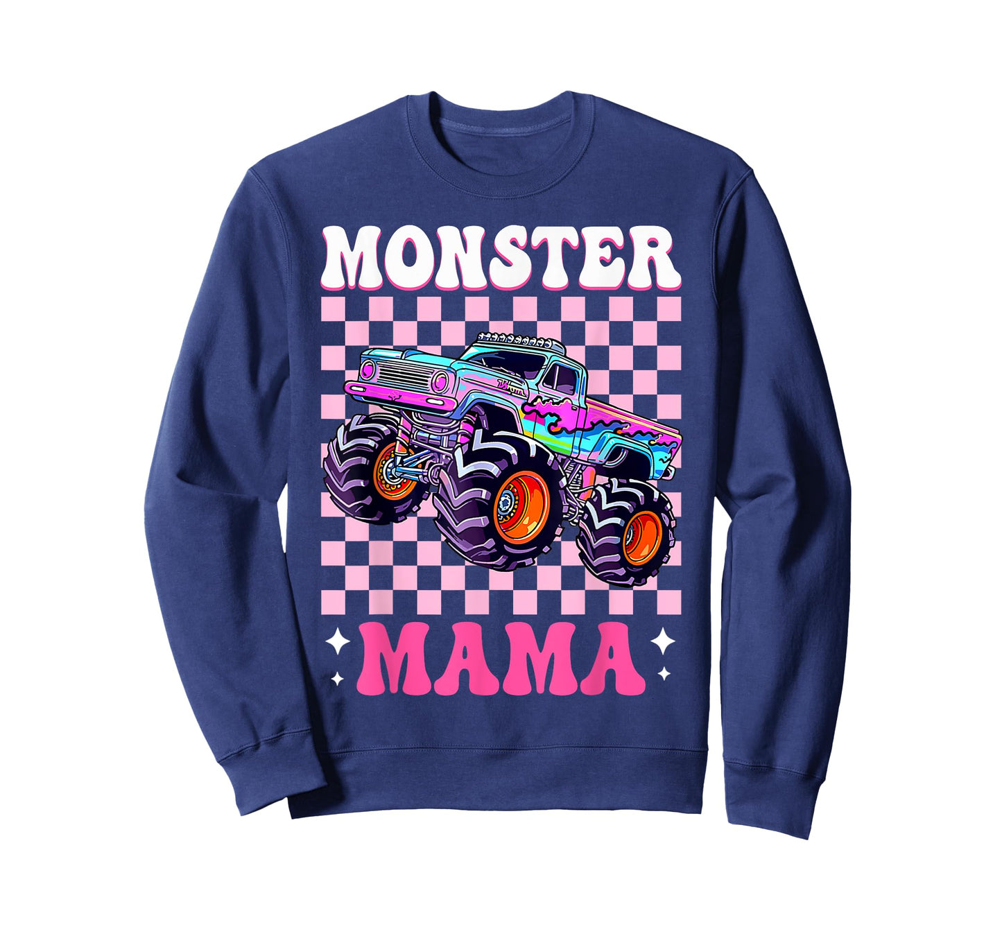 Monster Truck Mama Shirt Monster Truck Mom Family Matching T-Shirt