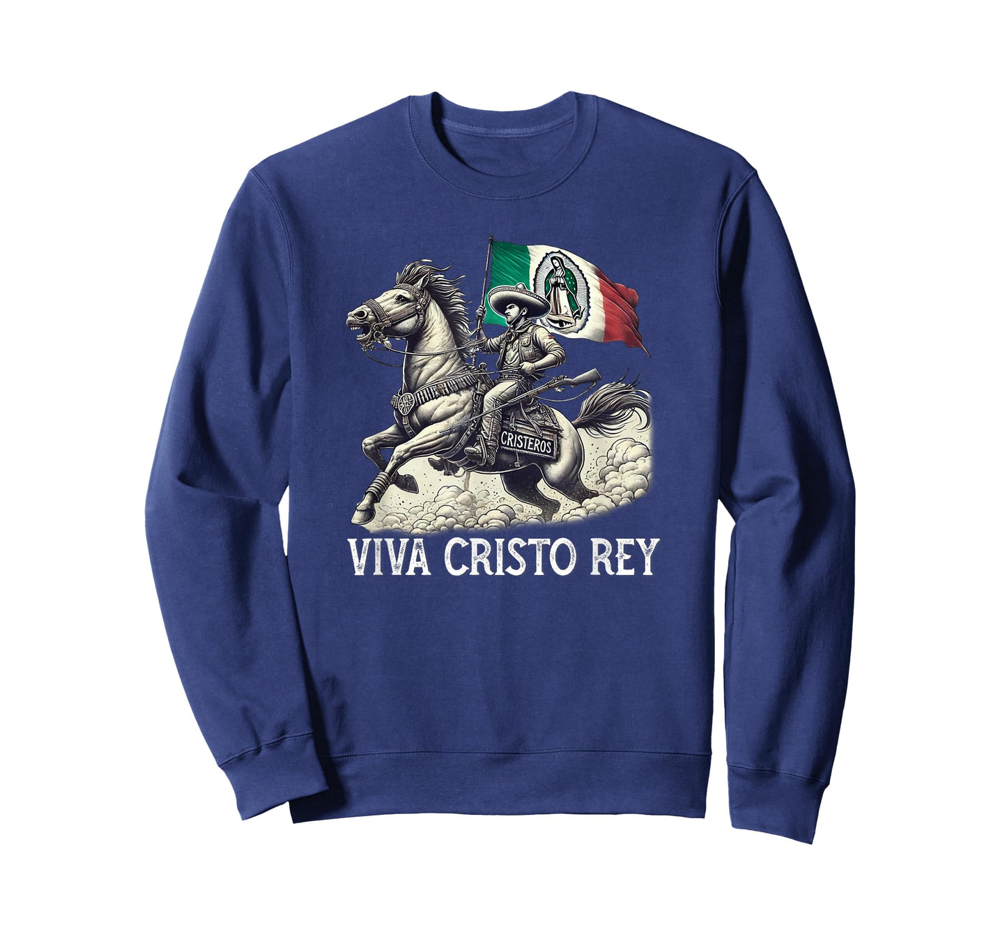 Viva Cristo Rey Guadalupe Catholic Cristeros T-Shirt