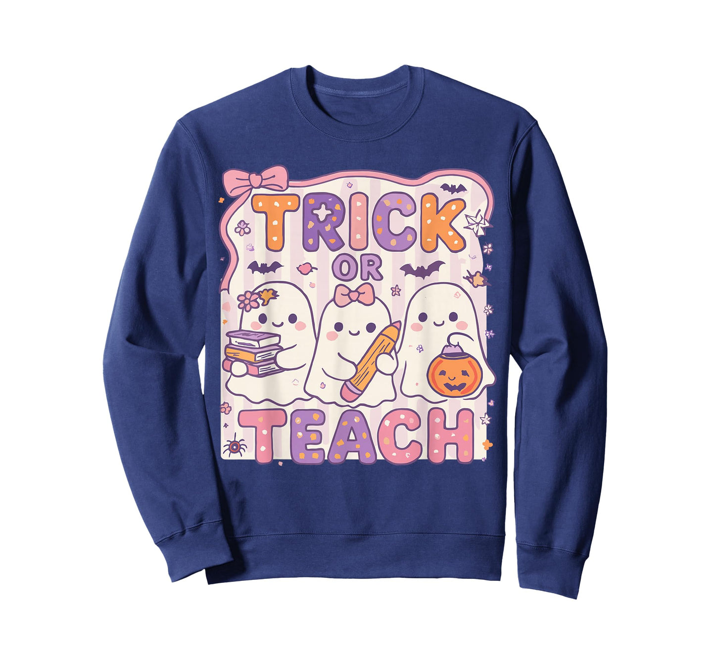 Trick or Teach Retro Halloween Teacher Look T-Shirt