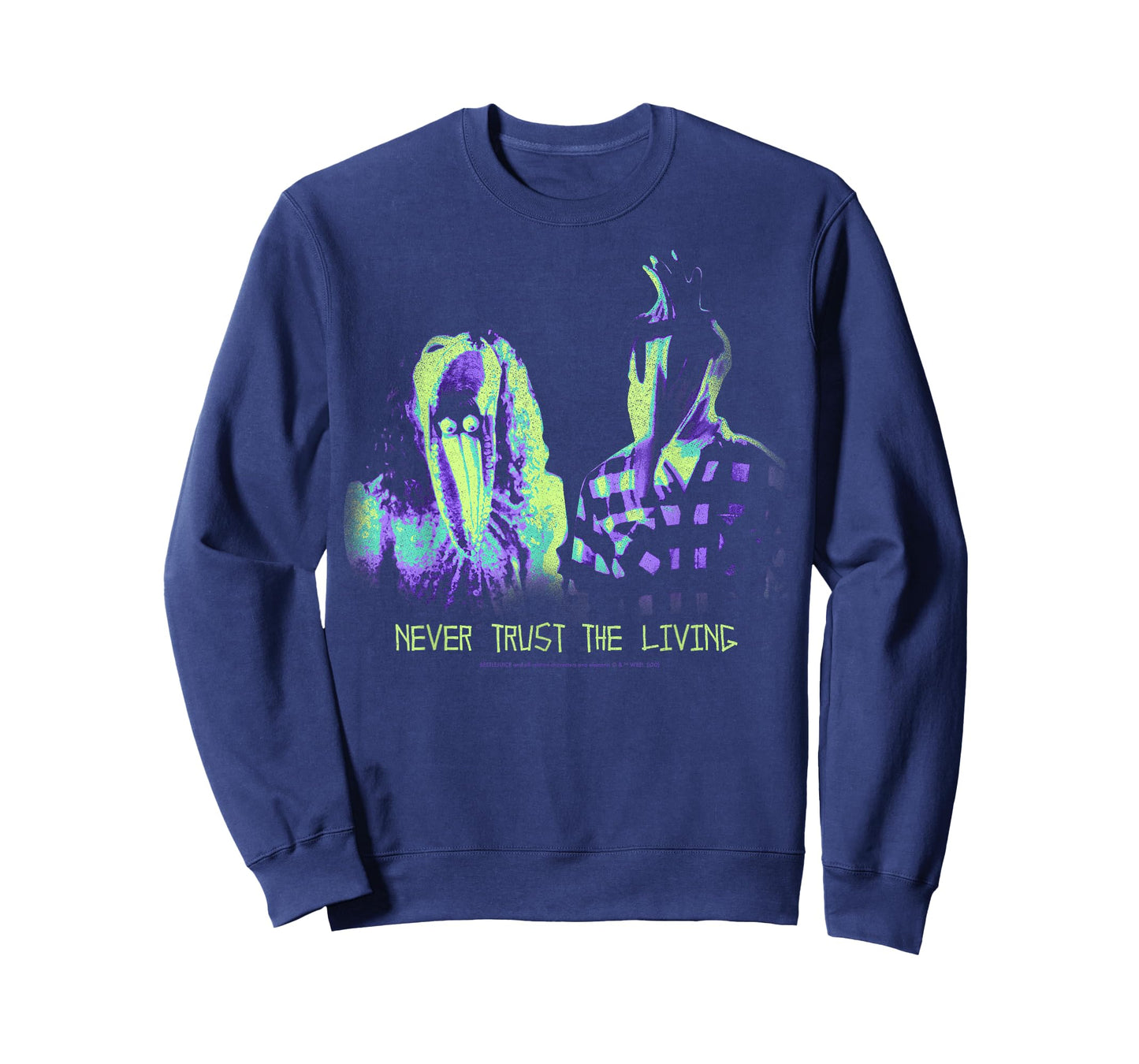 Beetlejuice Never Trust The Living T-Shirt Small