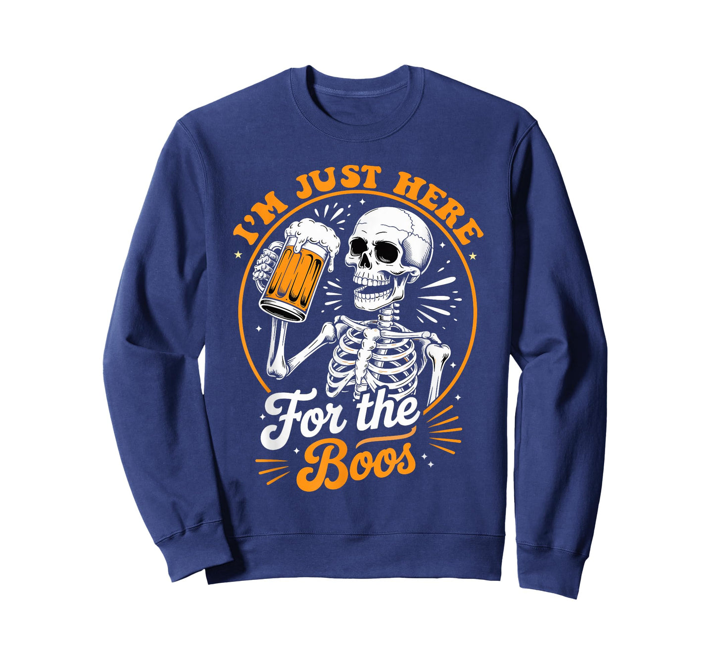 I'm Just Here for The Boos Halloween Costume Skeleton Cute T-Shirt
