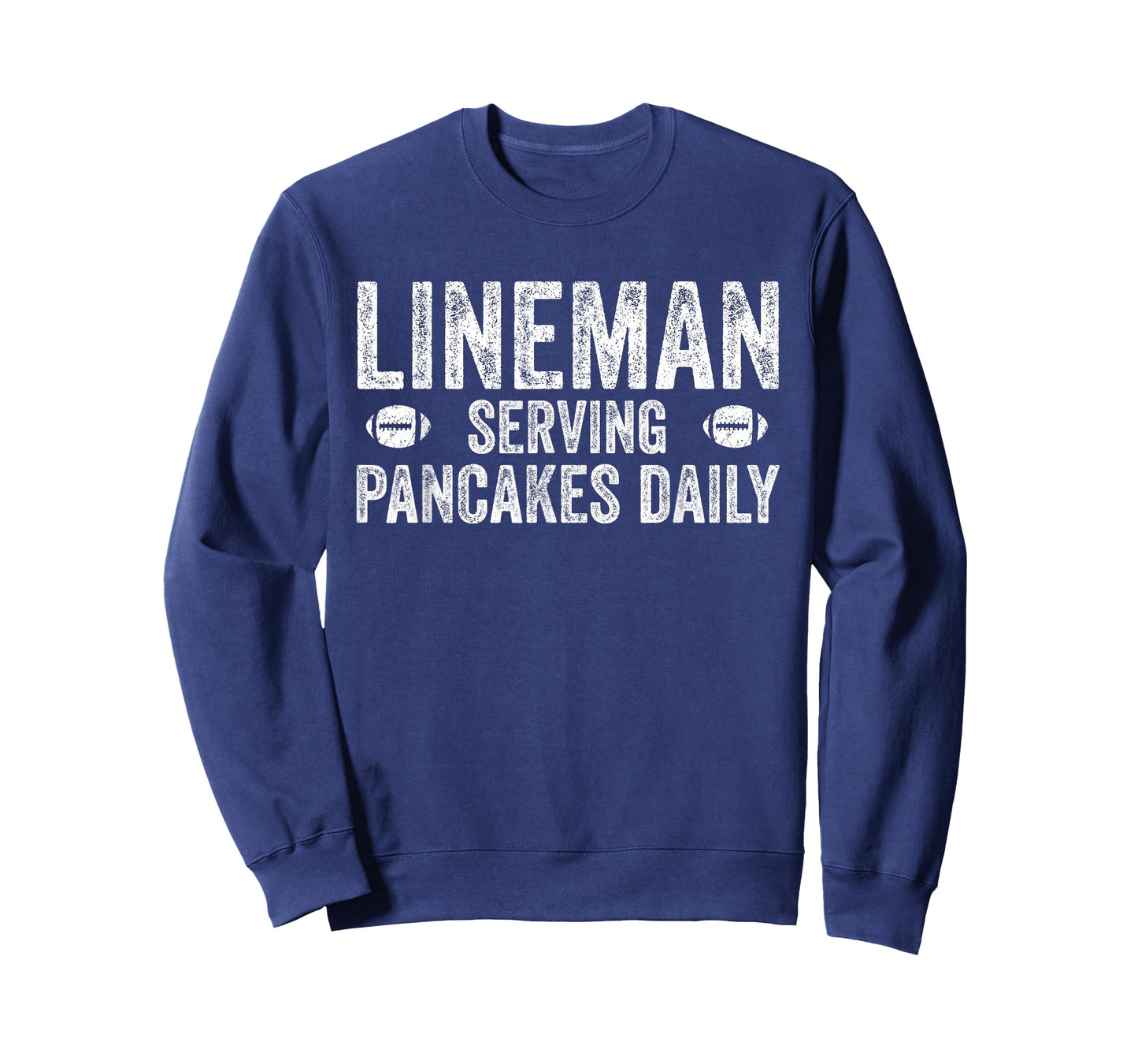 Football Lineman Shirt - Serving Pancakes Daily T-Shirt