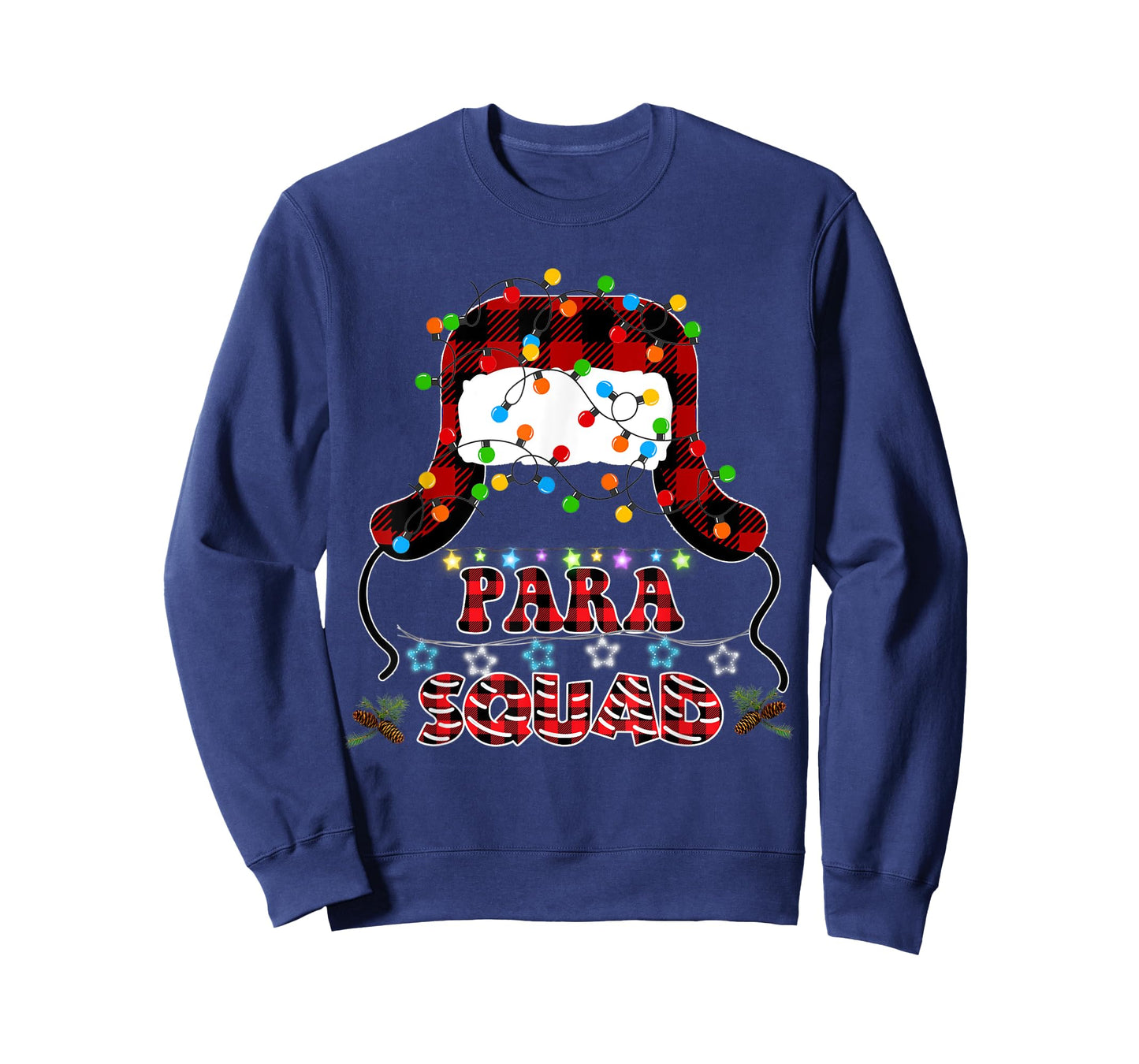 Para Crew Xmas Tee Santa's Favorite Paraprofessional Squad T-Shirt
