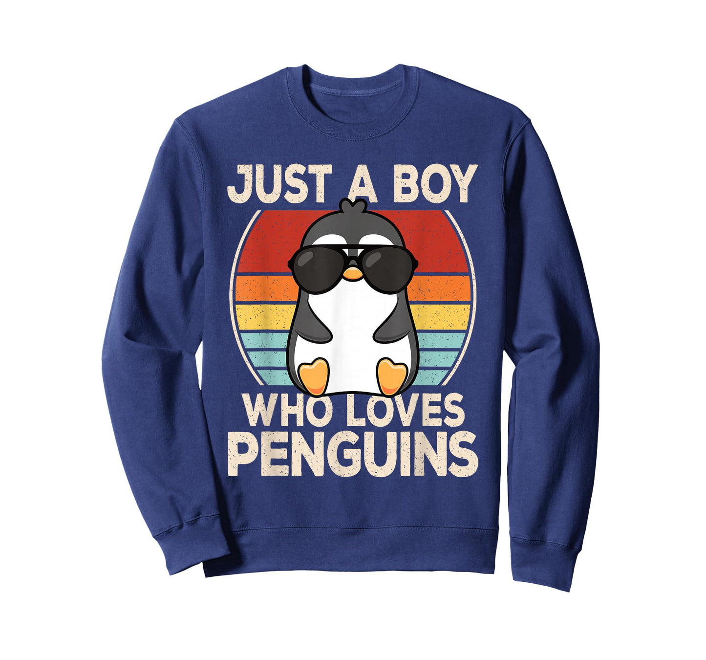 Just A Boy Who Loves Penguins Cool Penguin Lover Boys Kids T-Shirt