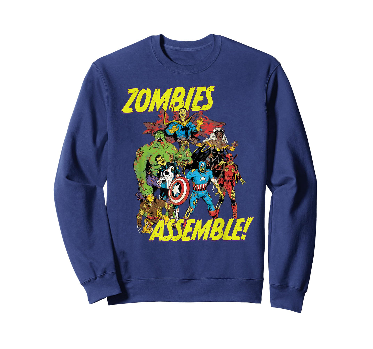 Marvel Zombies Super Hero Zombies Assemble Halloween T-Shirt