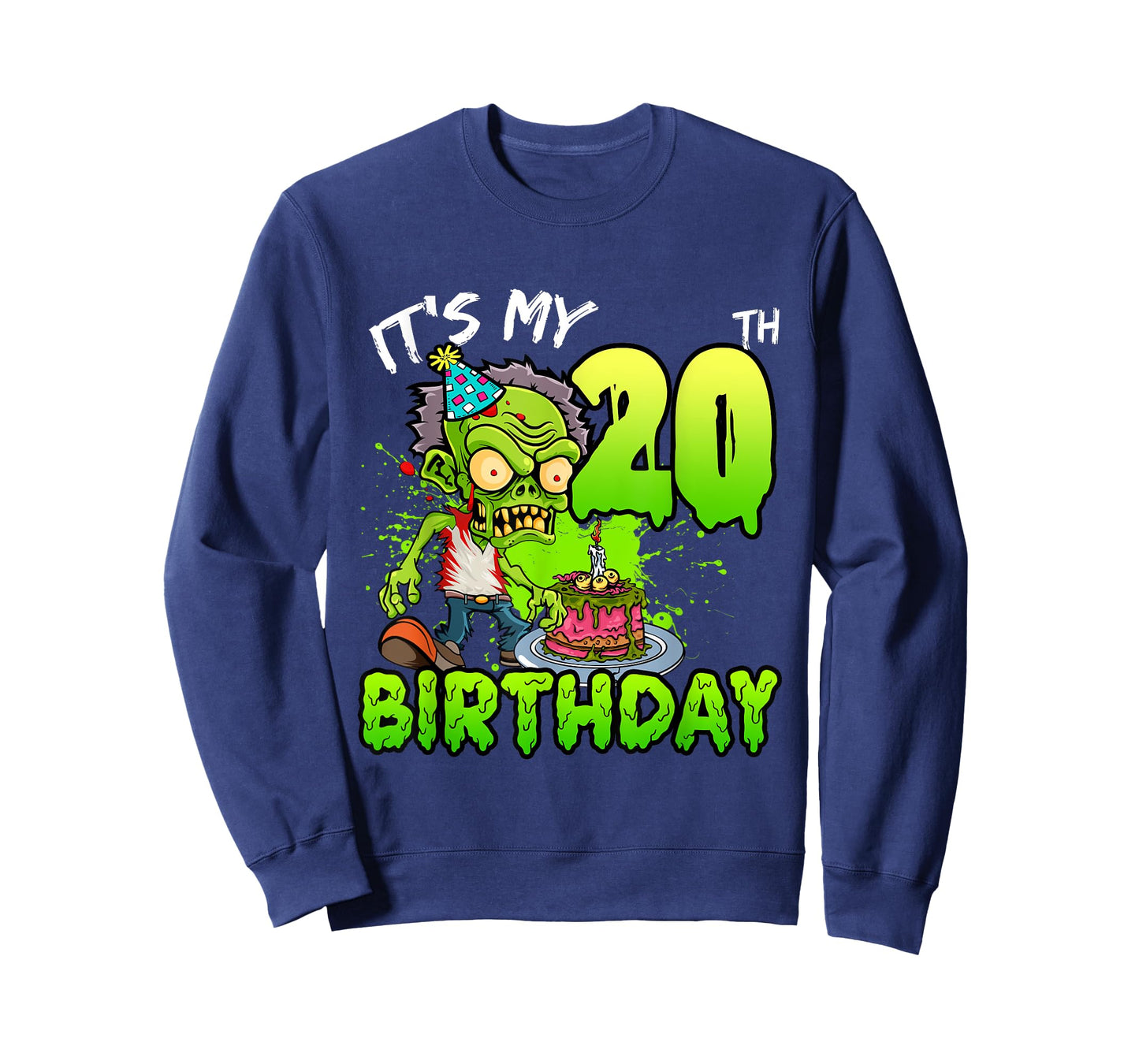 It's My 20th Birthday Zombie Lover 20 Year Old Boys Girls T-Shirt