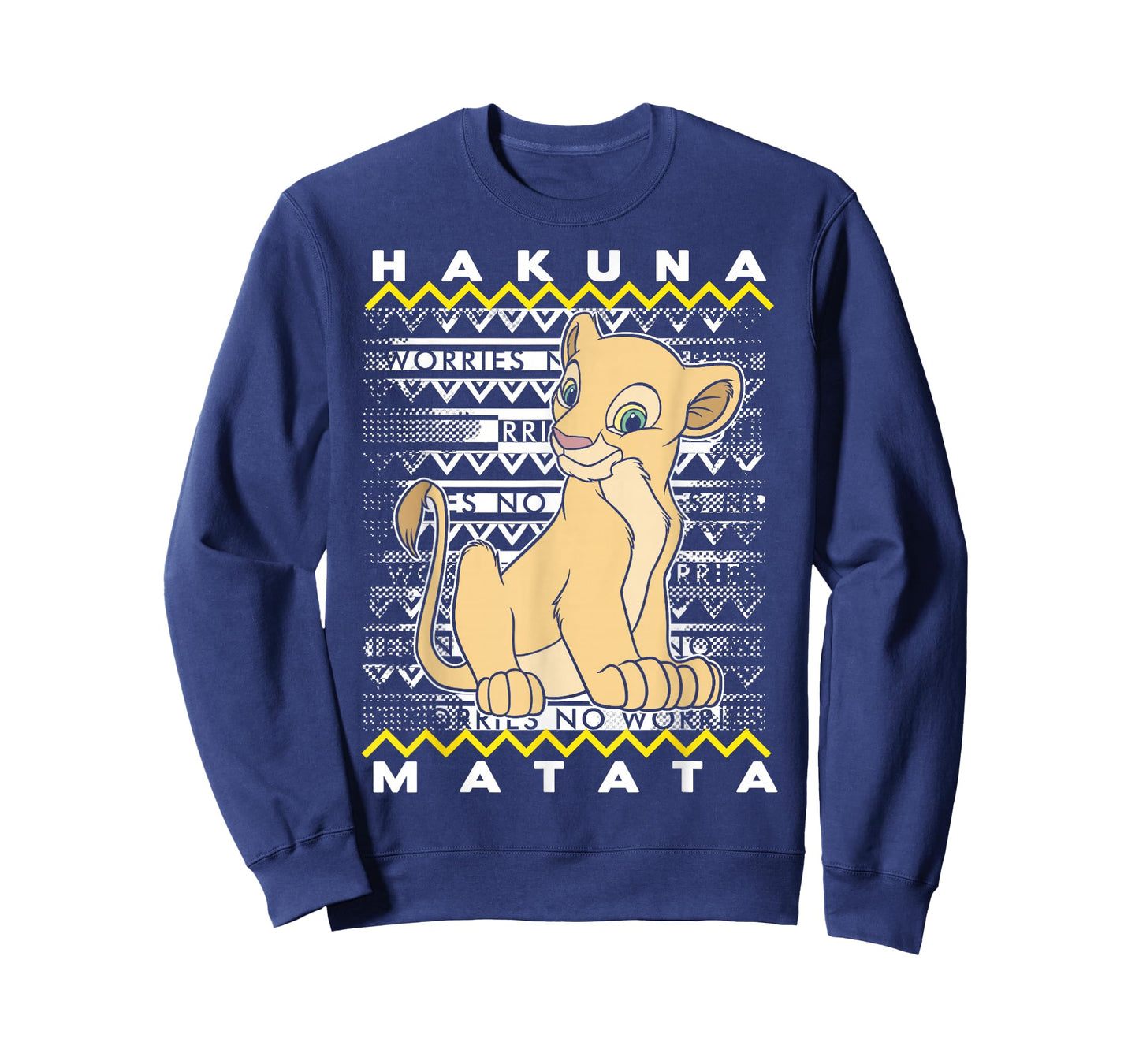 Disney Lion King Nala Ugly Christmas Graphic T-Shirt T-Shirt