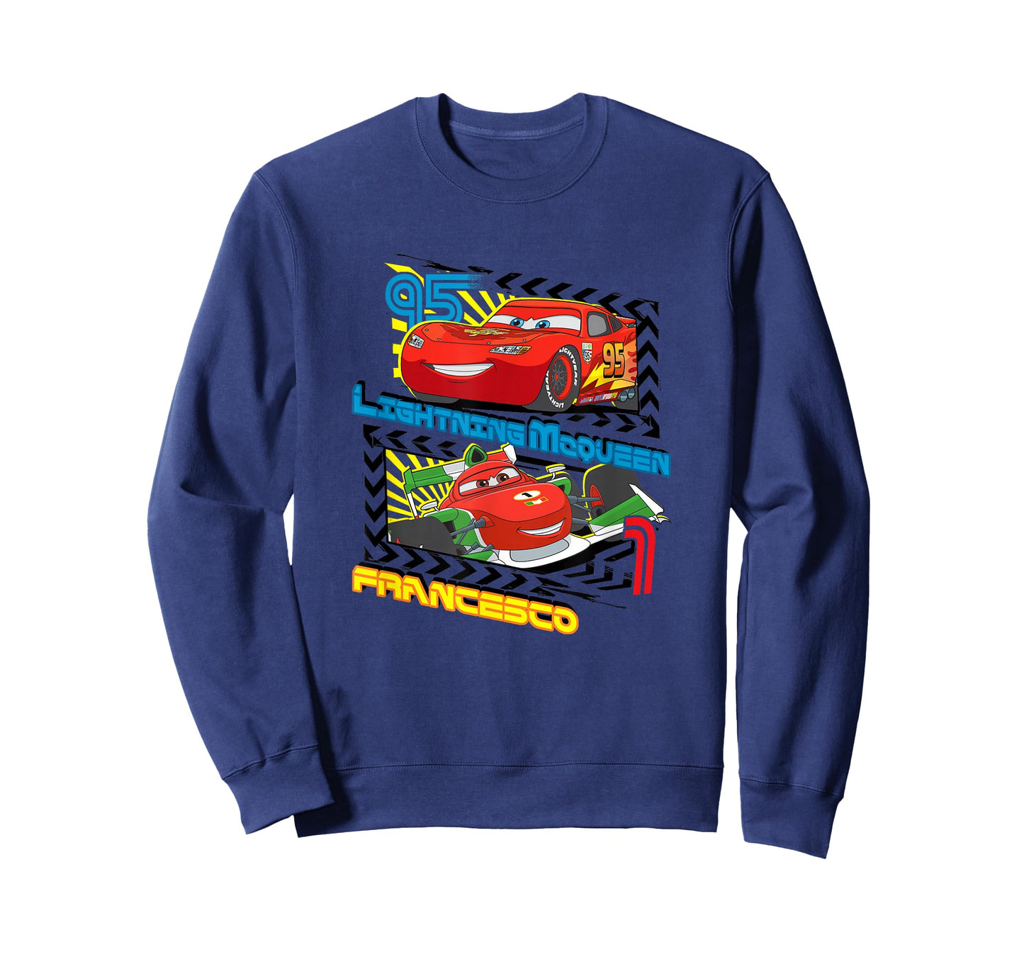 Disney Pixar Cars 2 Lightning McQueen VS Francesco T-Shirt