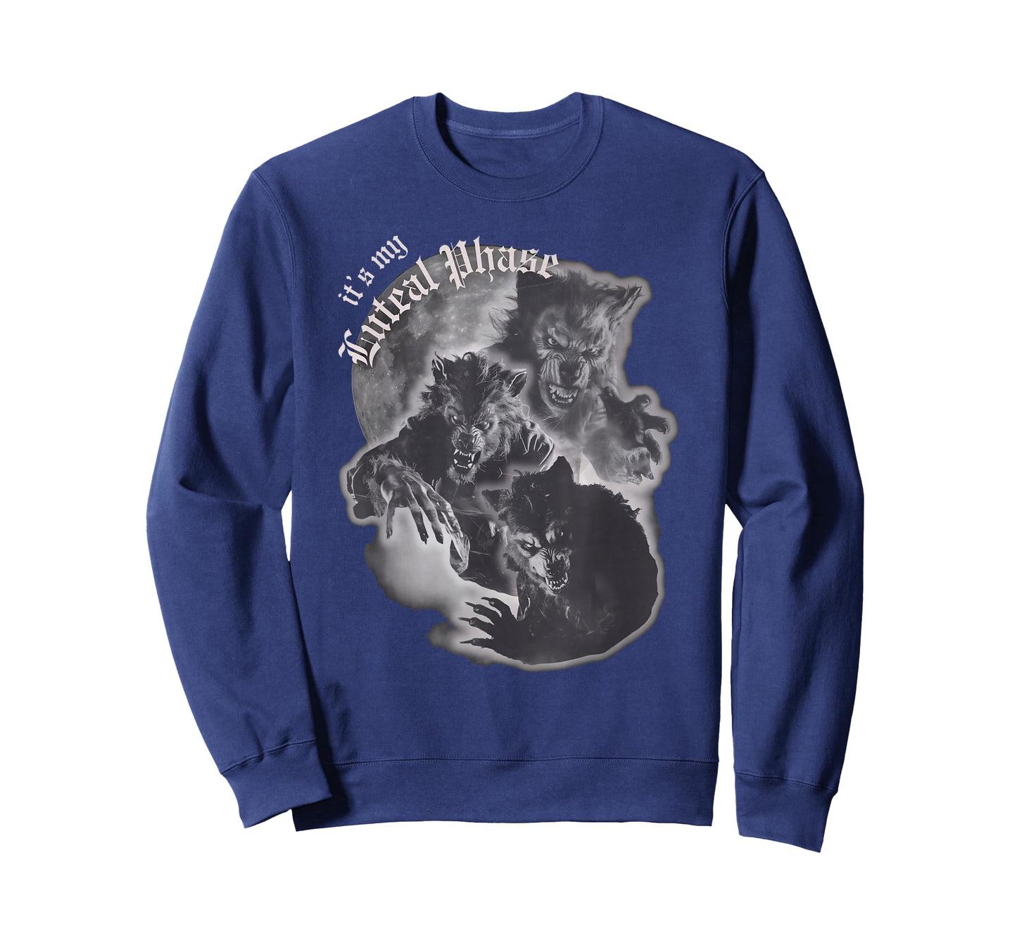 Luteal Phase Werewolf - Funny Full Moon T-Shirt