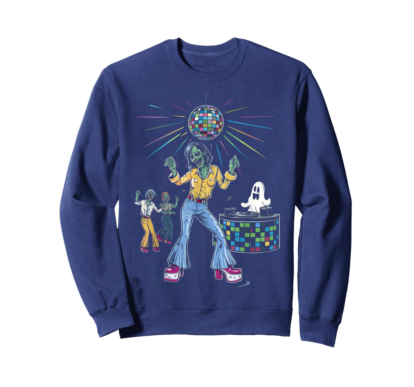 Vintage Halloween Shirt Disco 80's Retro Zombie 70's Dancer T-Shirt