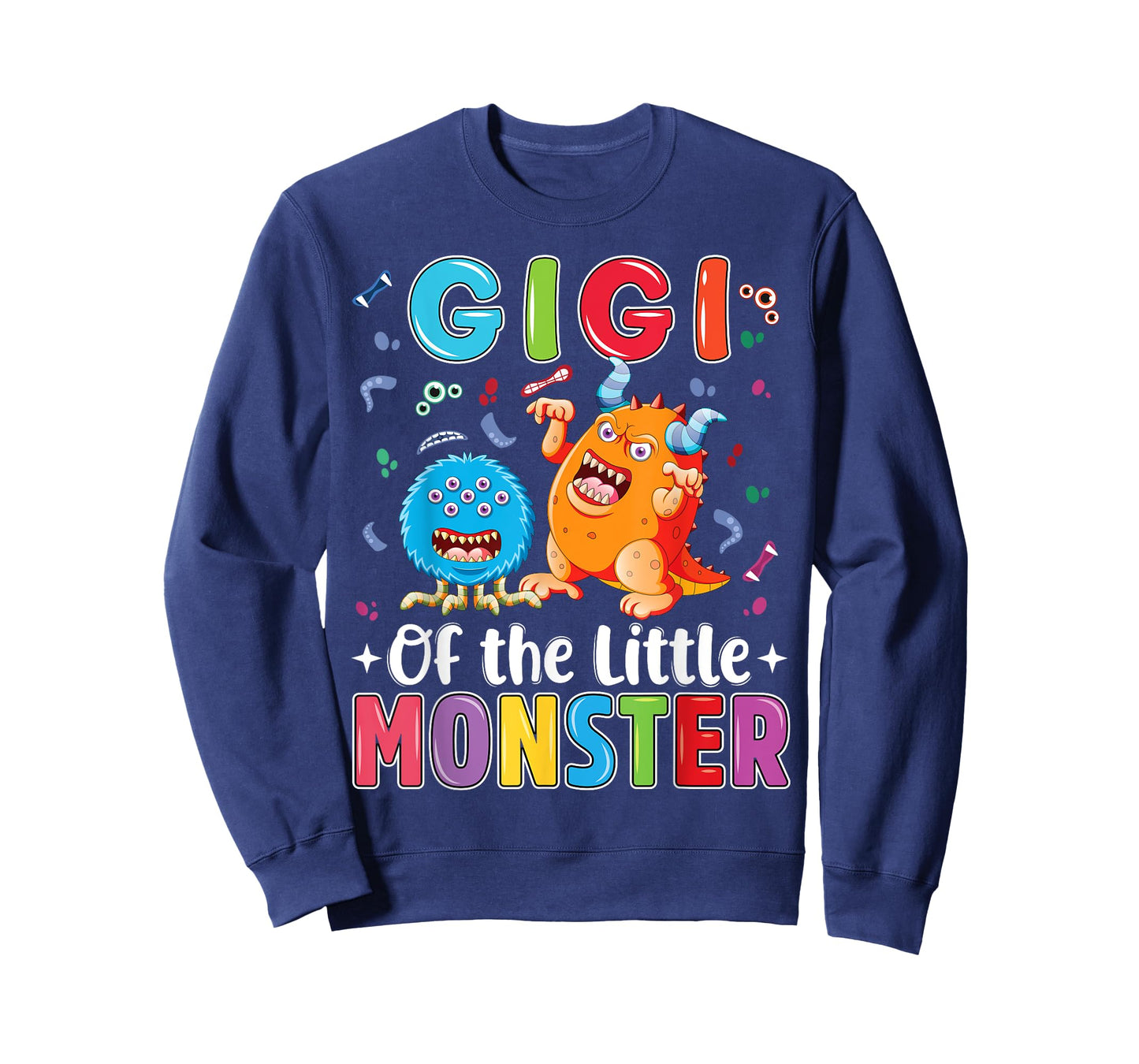 Gigi Of The Little Monster Birthday Family Monster T-Shirt