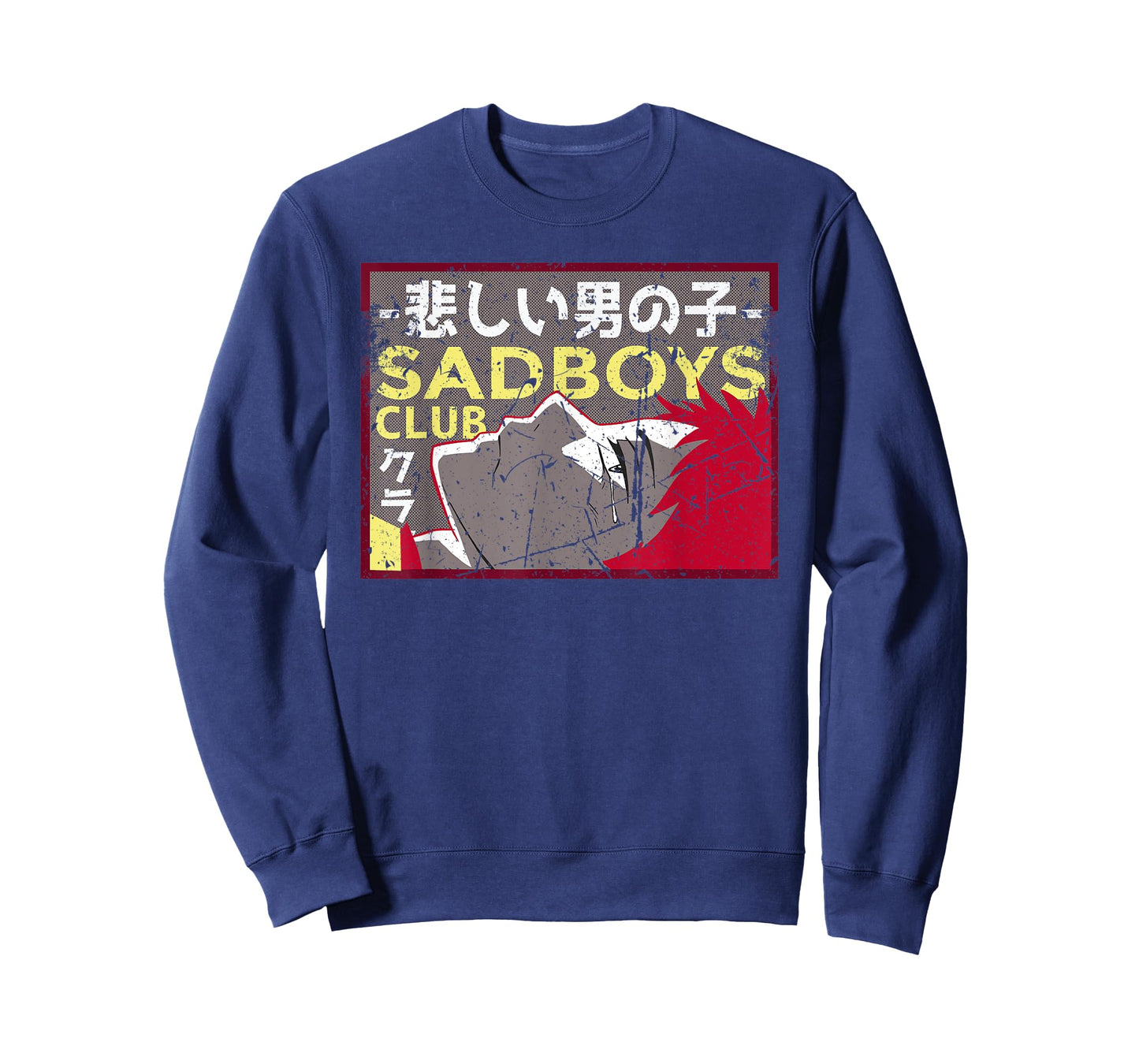 Sad Boys Club Anime Vintage Japanese Design T-Shirt