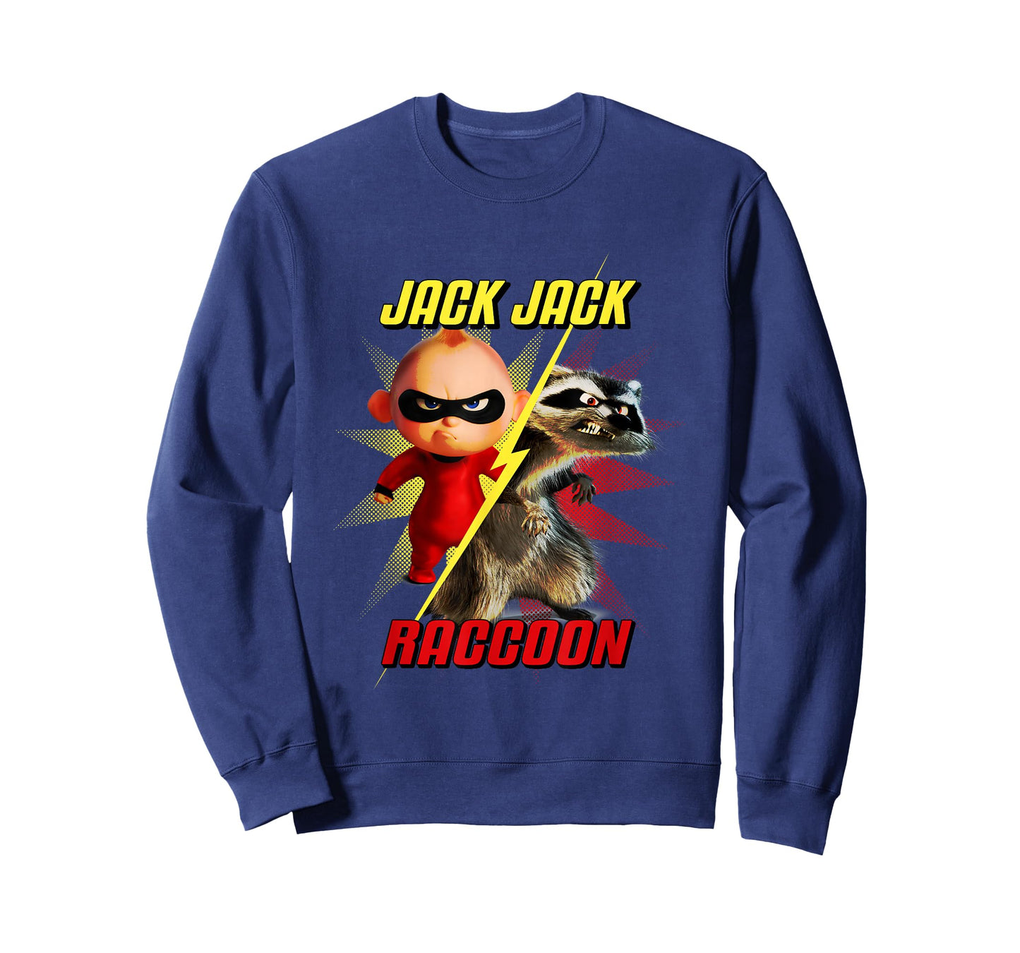 Disney Pixar The Incredibles 2 Jack-Jack vs. Raccoon Retro T-Shirt