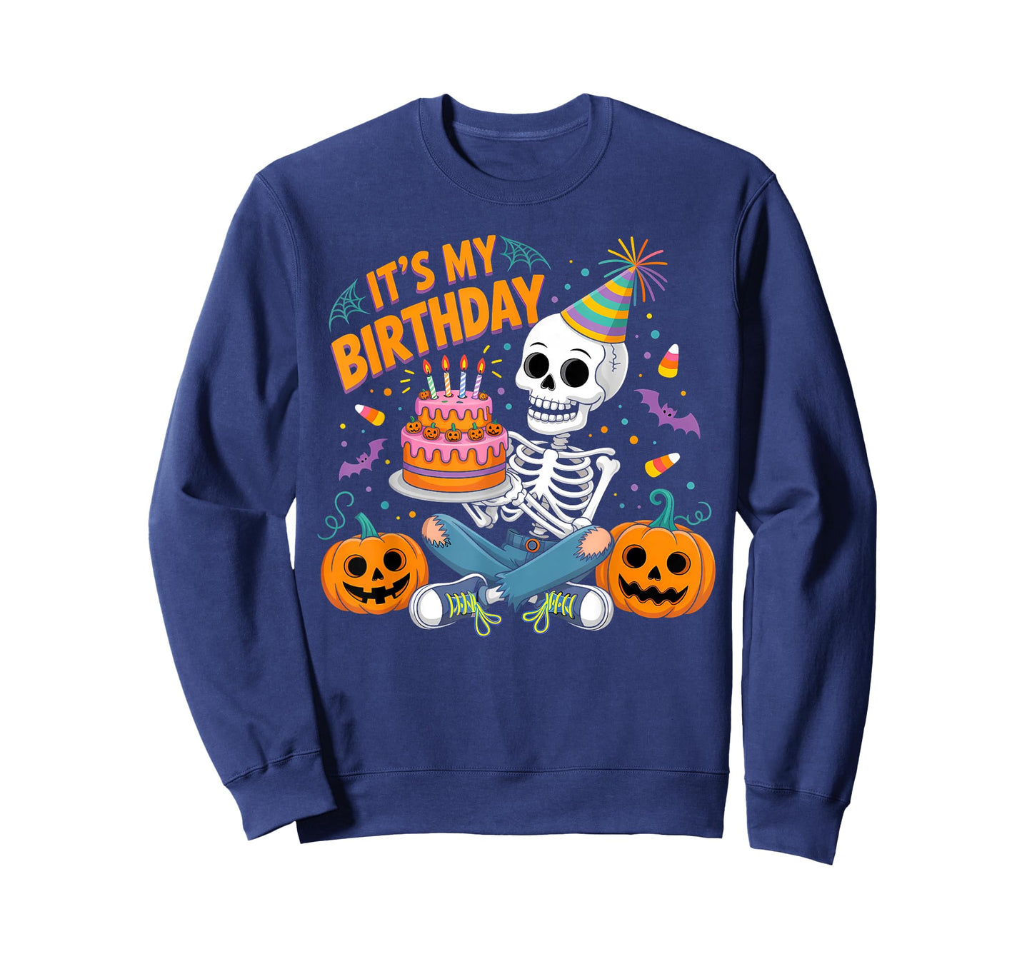It's My Birthday Party Skeleton T-Shirt