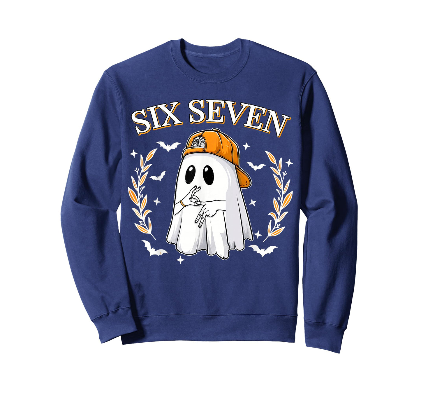 Six Seven 67 Meme Funny Ghost Halloween 6 7 Couple Matching T-Shirt