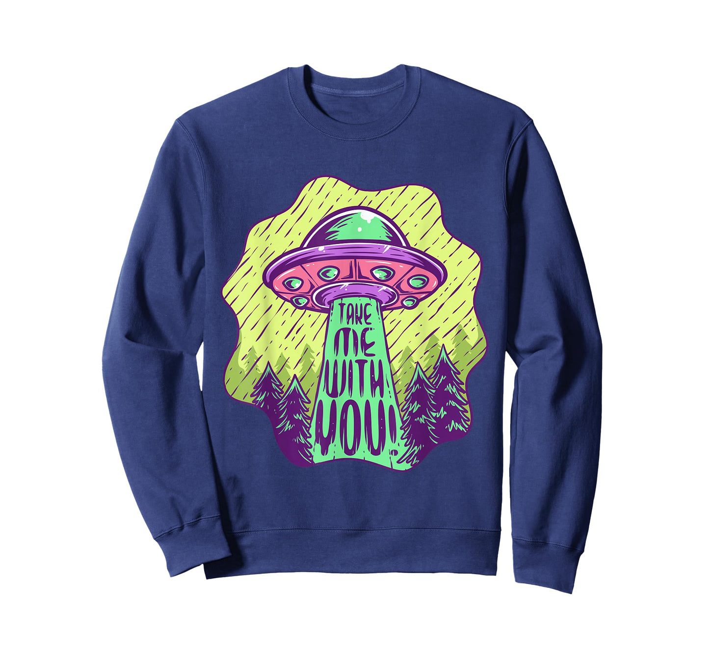Take Me With You UFO Alien Abduction Space Lovers T-Shirt