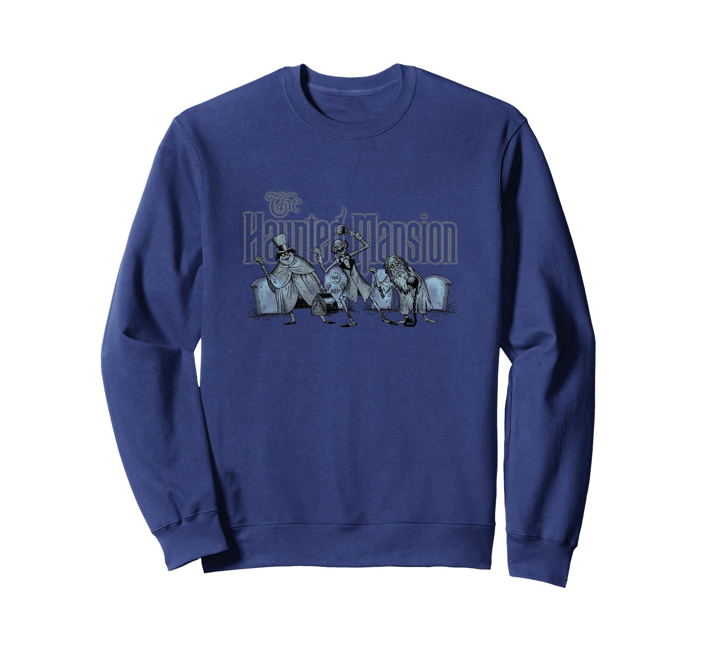 The Haunted Mansion The Hitchhiking Ghosts Big Chest Poster T-Shirt