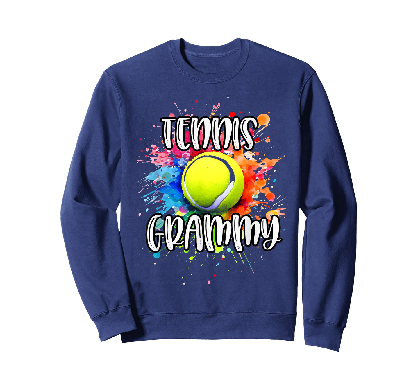 Tennis GRAMMY Tennis Ball Graphic Shirt Colorful Splash T-Shirt