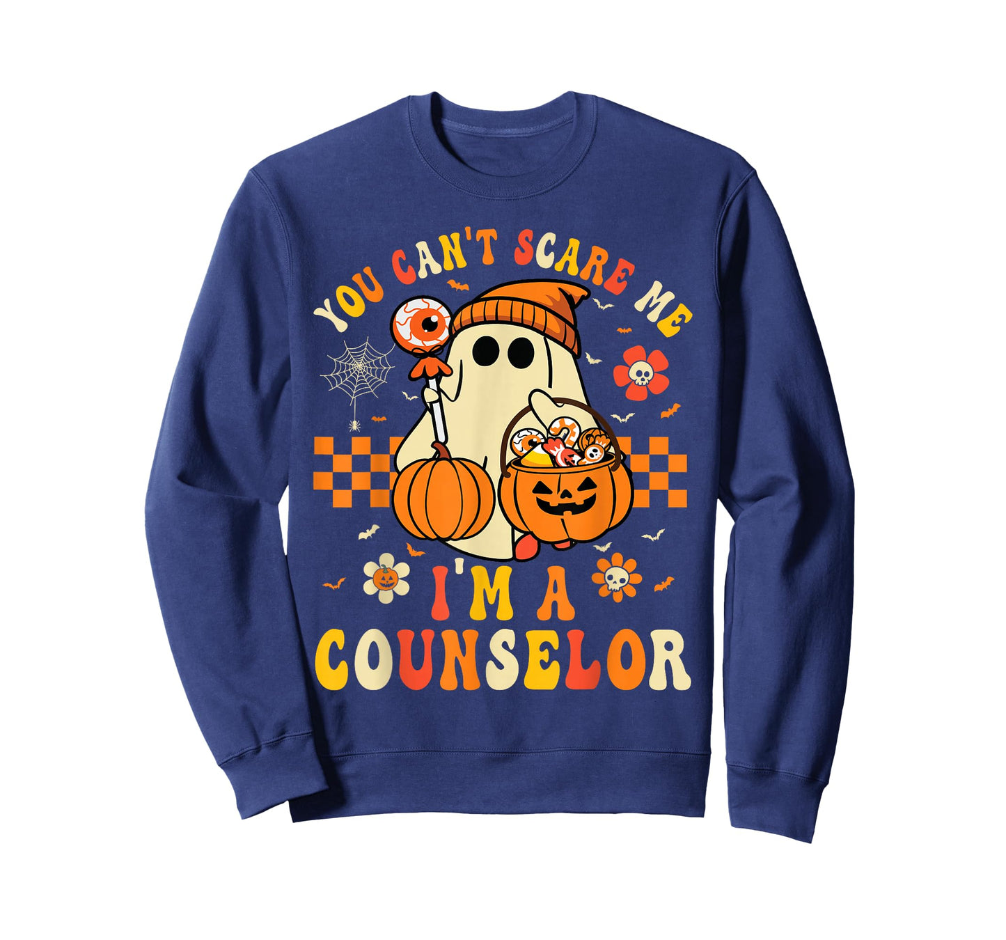 You Can't Scare Me I'm A Counselor Halloween Funny Men Women T-Shirt