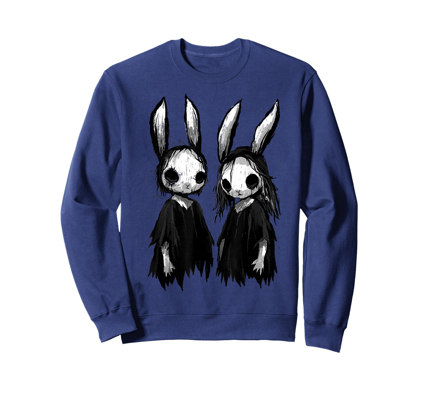 Gothic Shirt Creepy Bunny Goth Rabbit Evil Bunnies Weirdcore T-Shirt