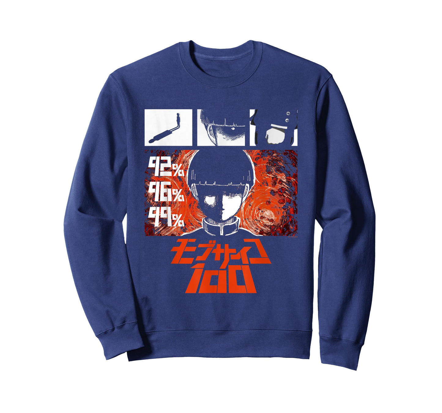 Mob Psycho 100 Emotion Power Percentage Collage Anime T-Shirt