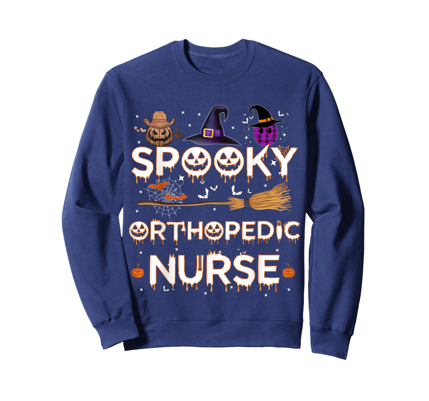 Orthopedic Nurse Halloween Costume Pumpkin Orthopedic Nurse T-Shirt