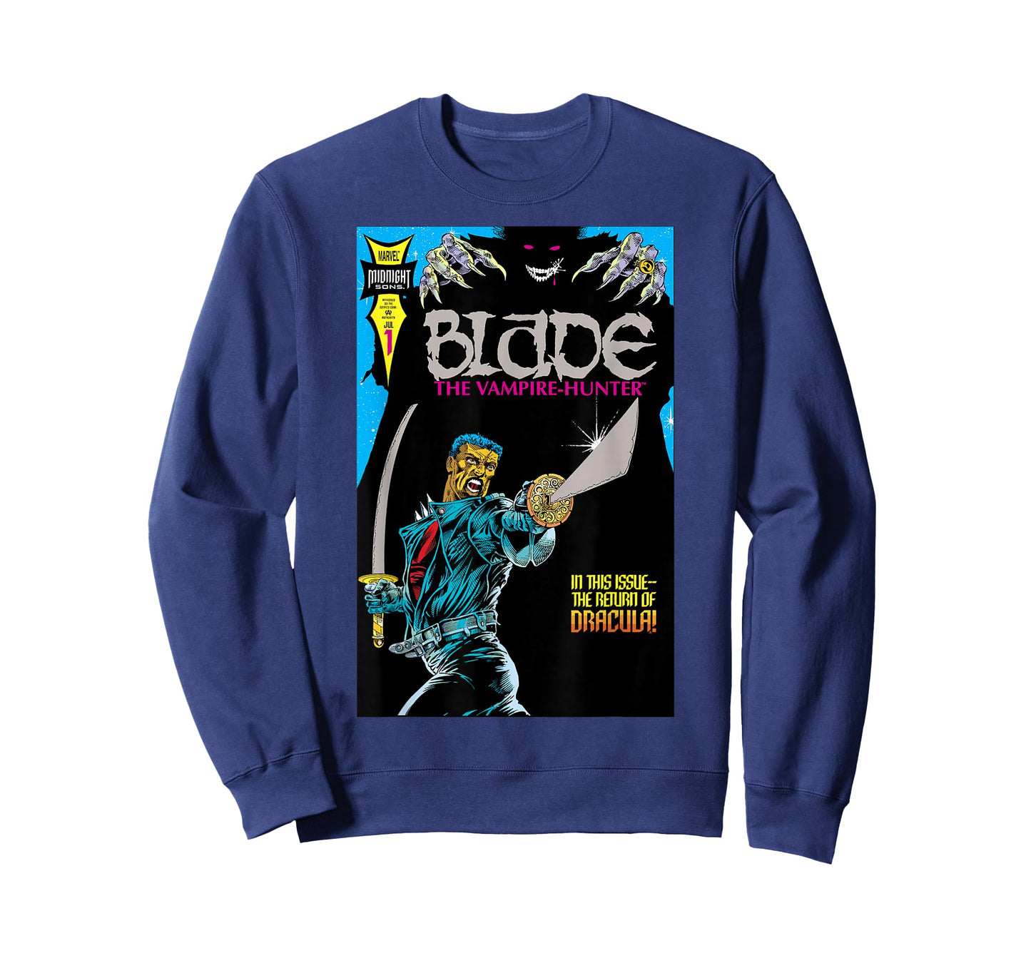 Marvel Blade The Return of Dracula Comic Cover T-Shirt