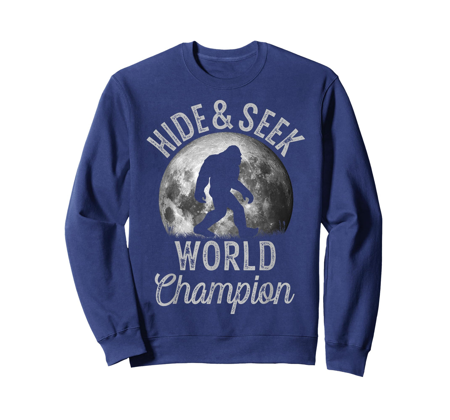 Bigfoot Moon Fantasy Hide And Seek World Champion Sasquatch T-Shirt