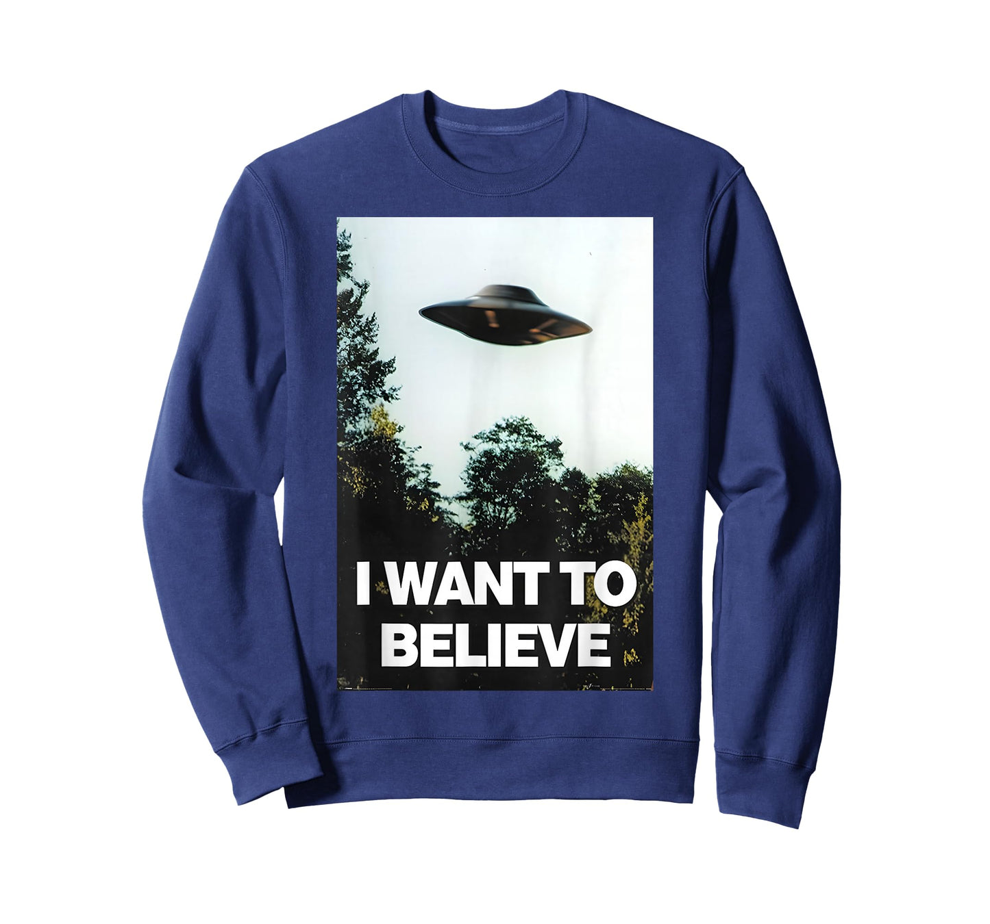 I Want to Believe Shirt Black UFO T-Shirt