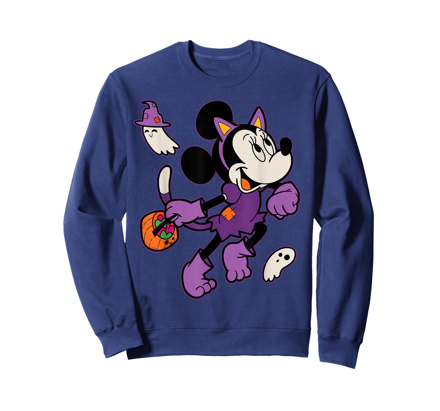Disney Minnie Mouse in Cat Costume Spooky Cute Halloween T-Shirt