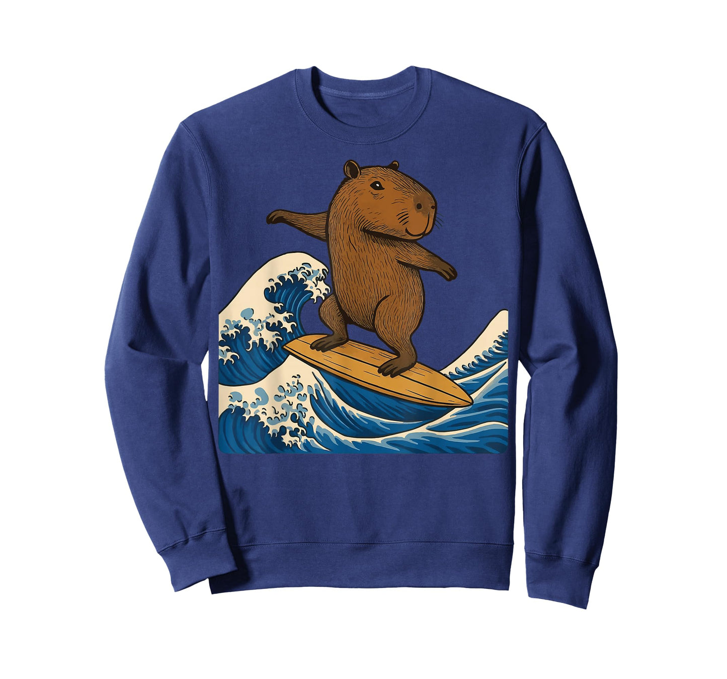 Capybara Surfing Japanese T-Shirt